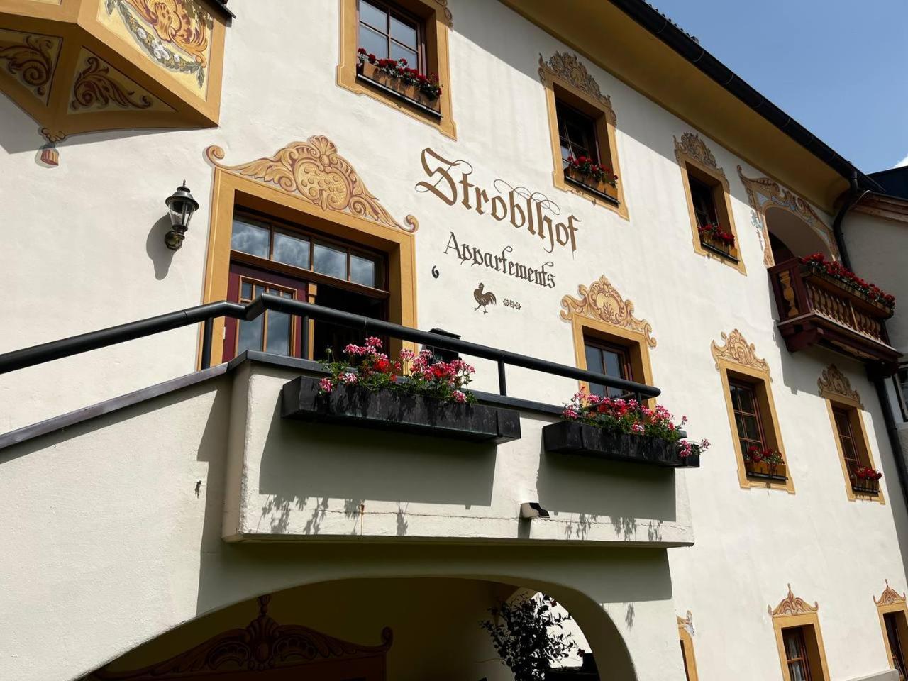 Stroblhof Toblach-Dobbiaco Exterior photo